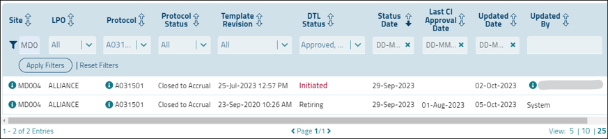 Automatic Cloning with a New Template Version