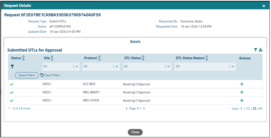 Request Details-modal